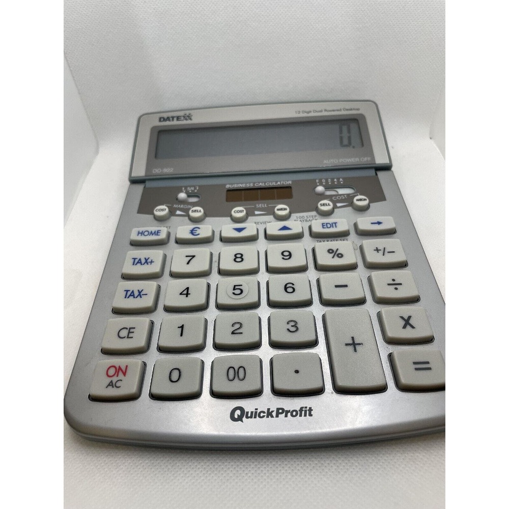 Datexx DD-922 Multi-Business Function Profit Analyzer Calculator 100Replay Forex